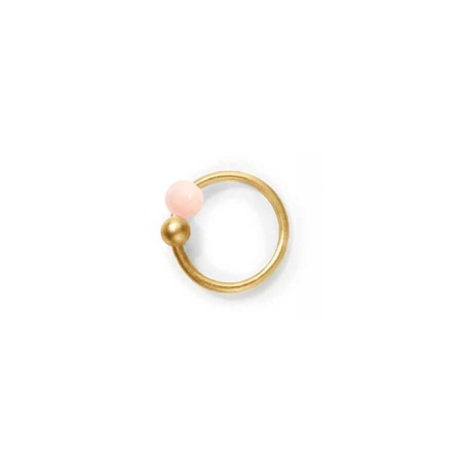 MISS ELLY TWO gold pink opal