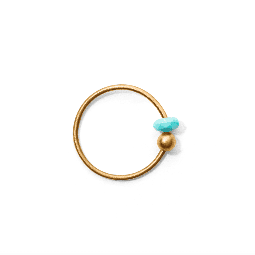 MISS ELLY THREE gold turquoise
