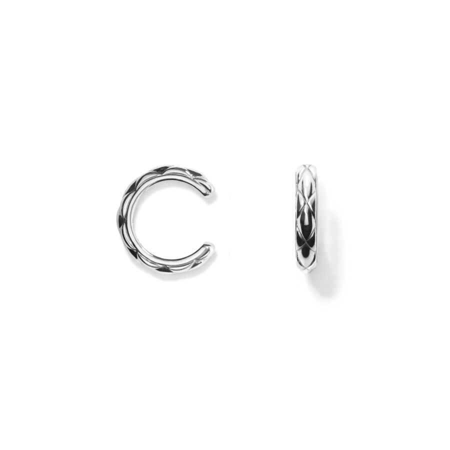 Ear cuff<br> EQUILT antique sterling silver sterling silver