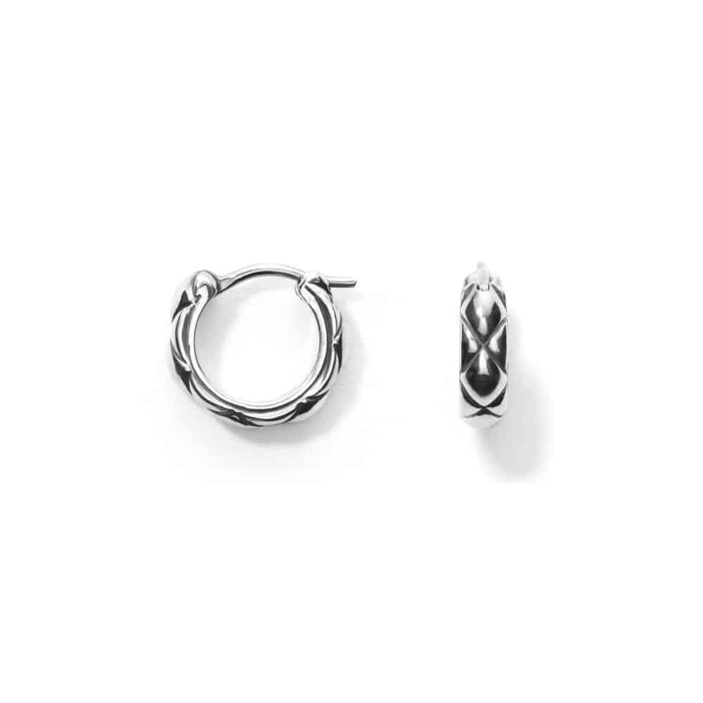 Earring<br> EROQUE antique sterling silver