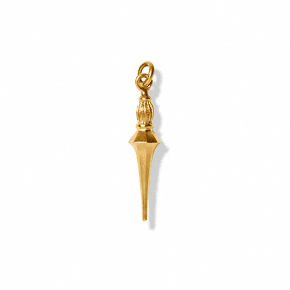 Pendant for earring<br> MINI PALFREY gold (round small eyelet)