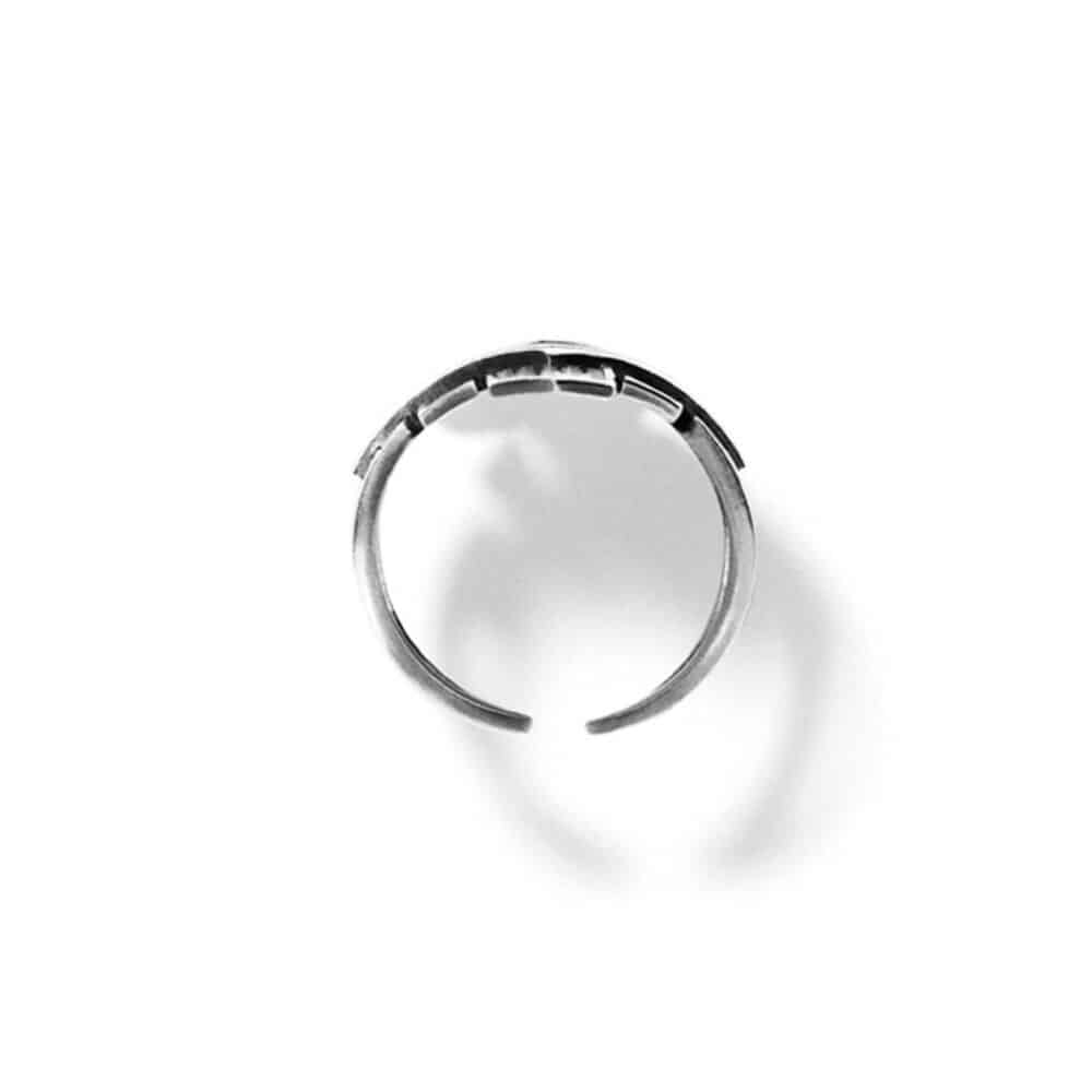 Ring<br> RUBIO antique sterling silver