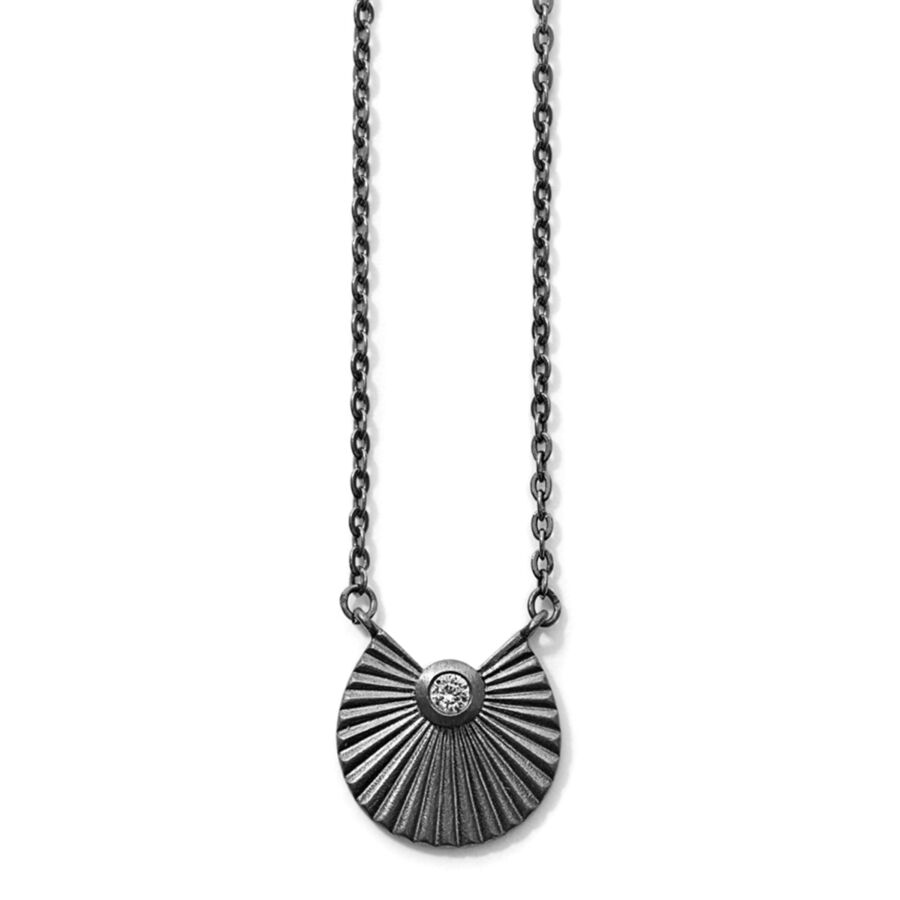 Necklace<br> NORRISSA grey sterling silver diamond
