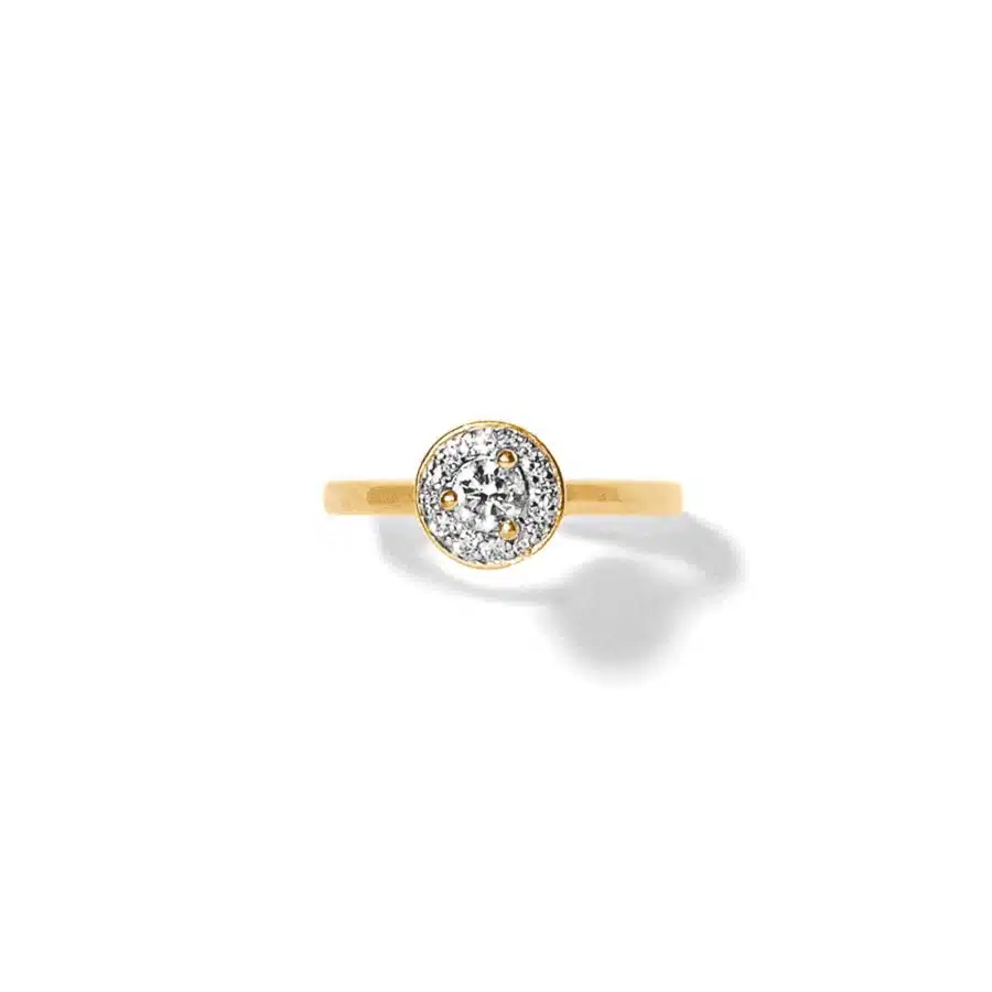 Ring<br> RELUCENT gold diamond