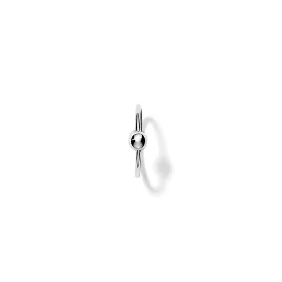 Earring<br> ELLY TWO high polished sterling silver