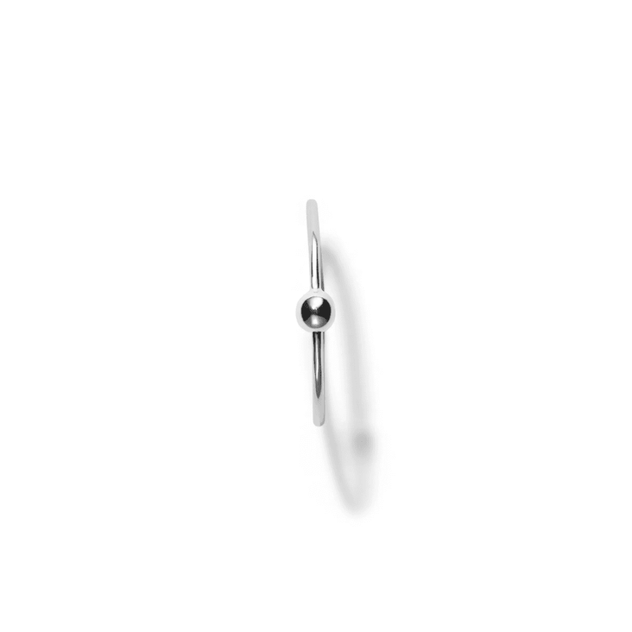 Earring<br> ELLY THREE high polished sterling silver