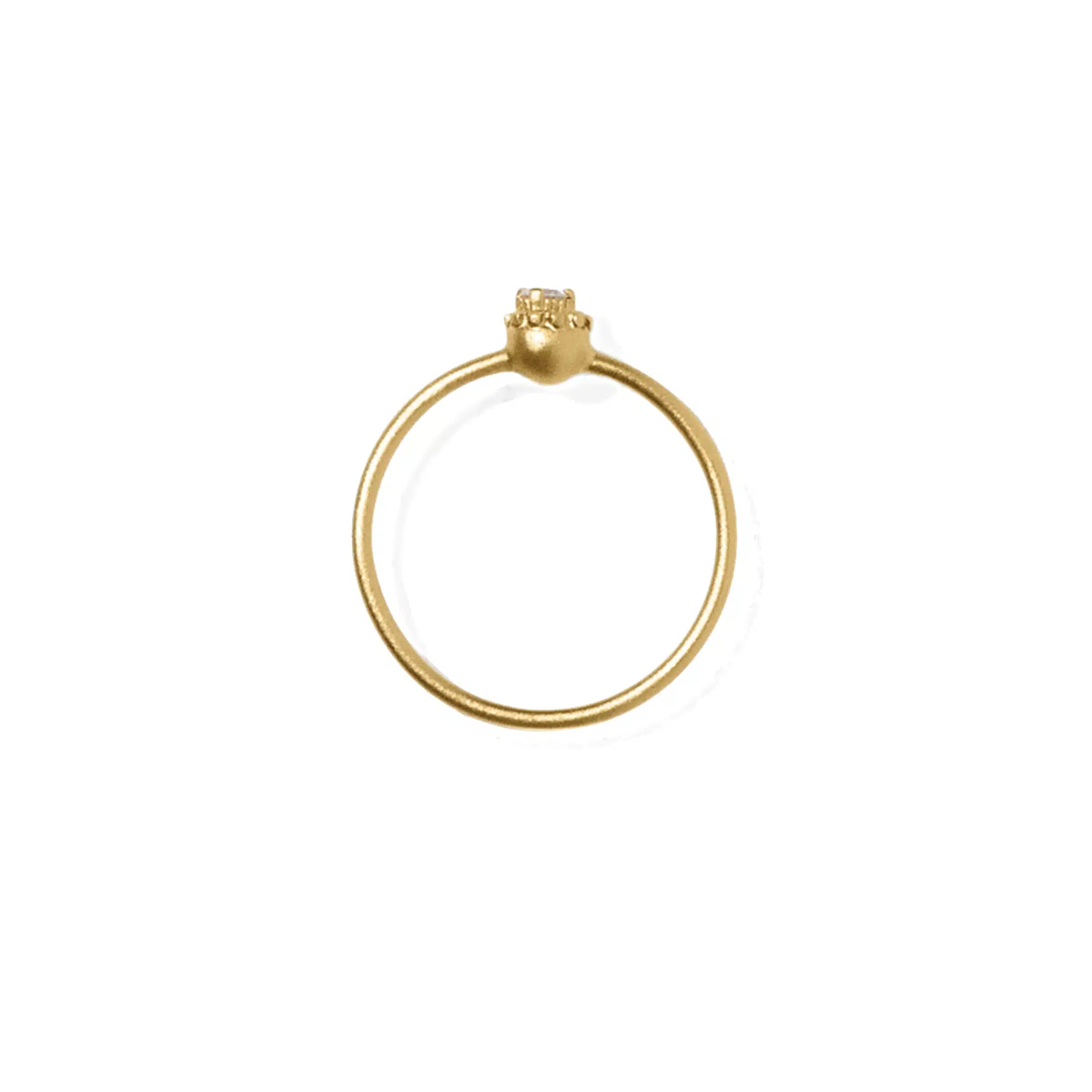 Ring ROSEMARY gold diamond • Line&Jo