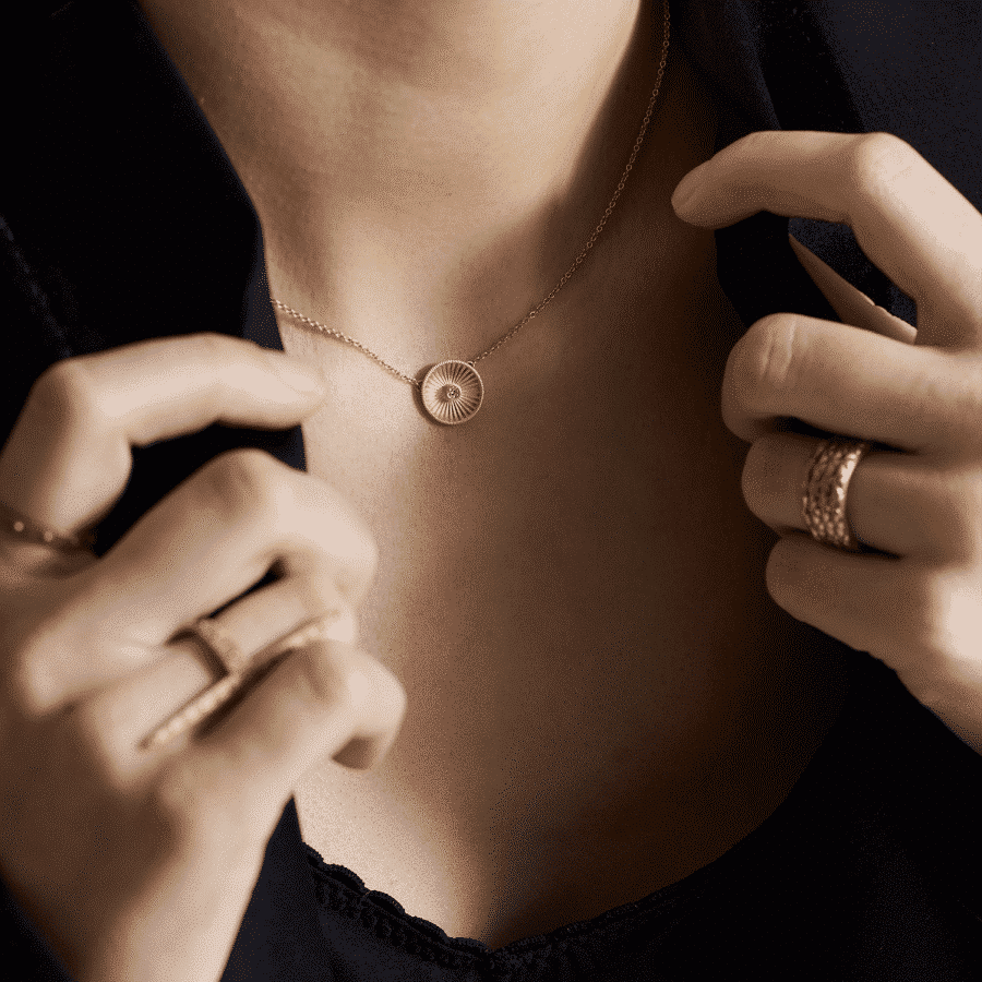 Necklace<br> NOE gold diamond
