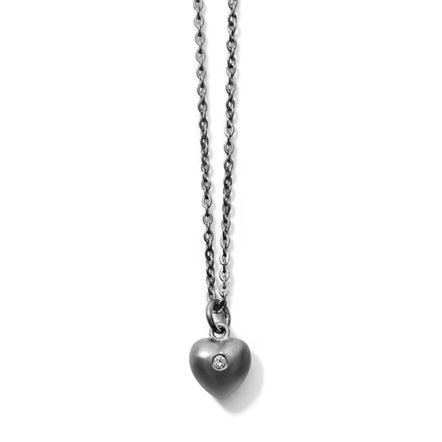 Necklace<br> NORWICH grey sterling silver diamond