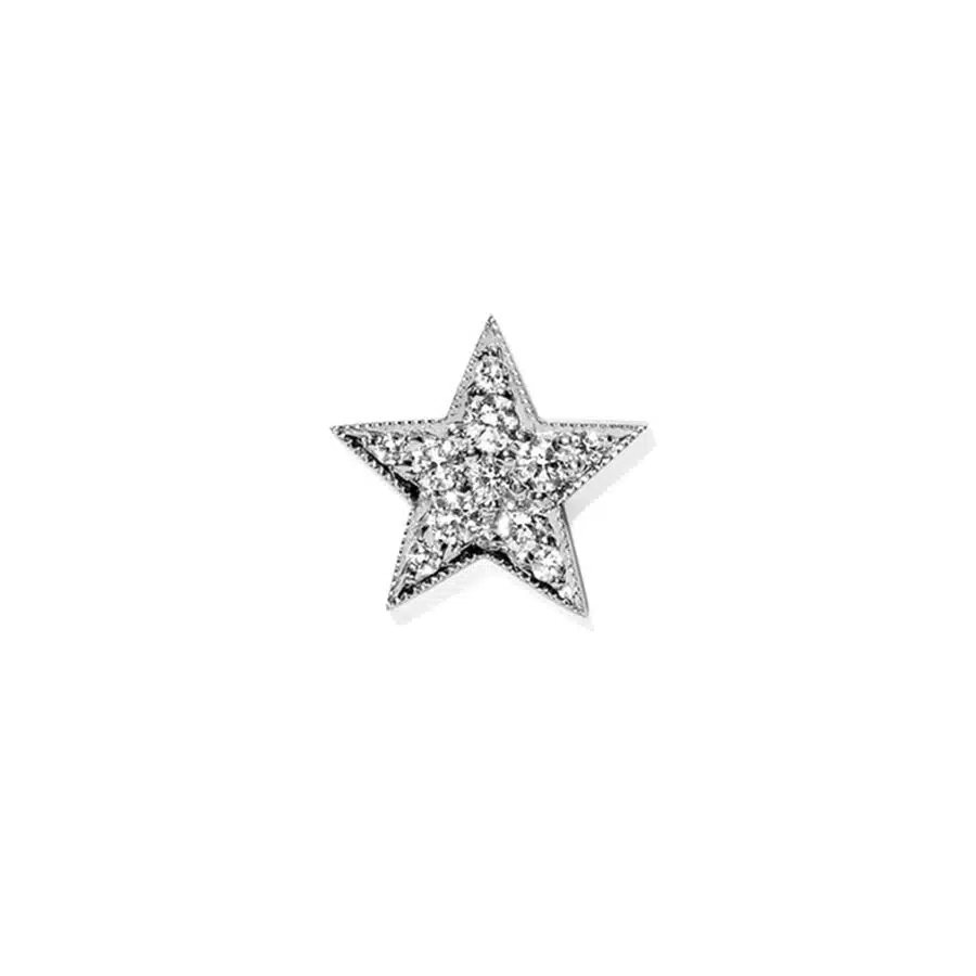 Earring<br> ELATION STAR white gold diamond