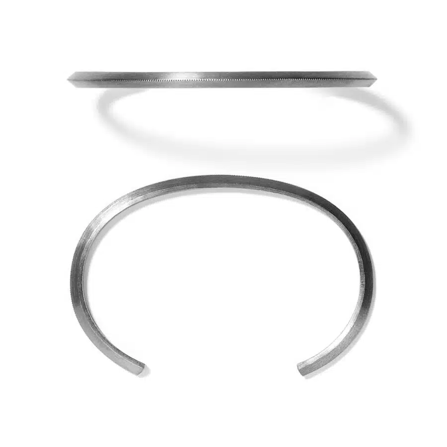 Bangle<br> BAGWILL grey sterling silver