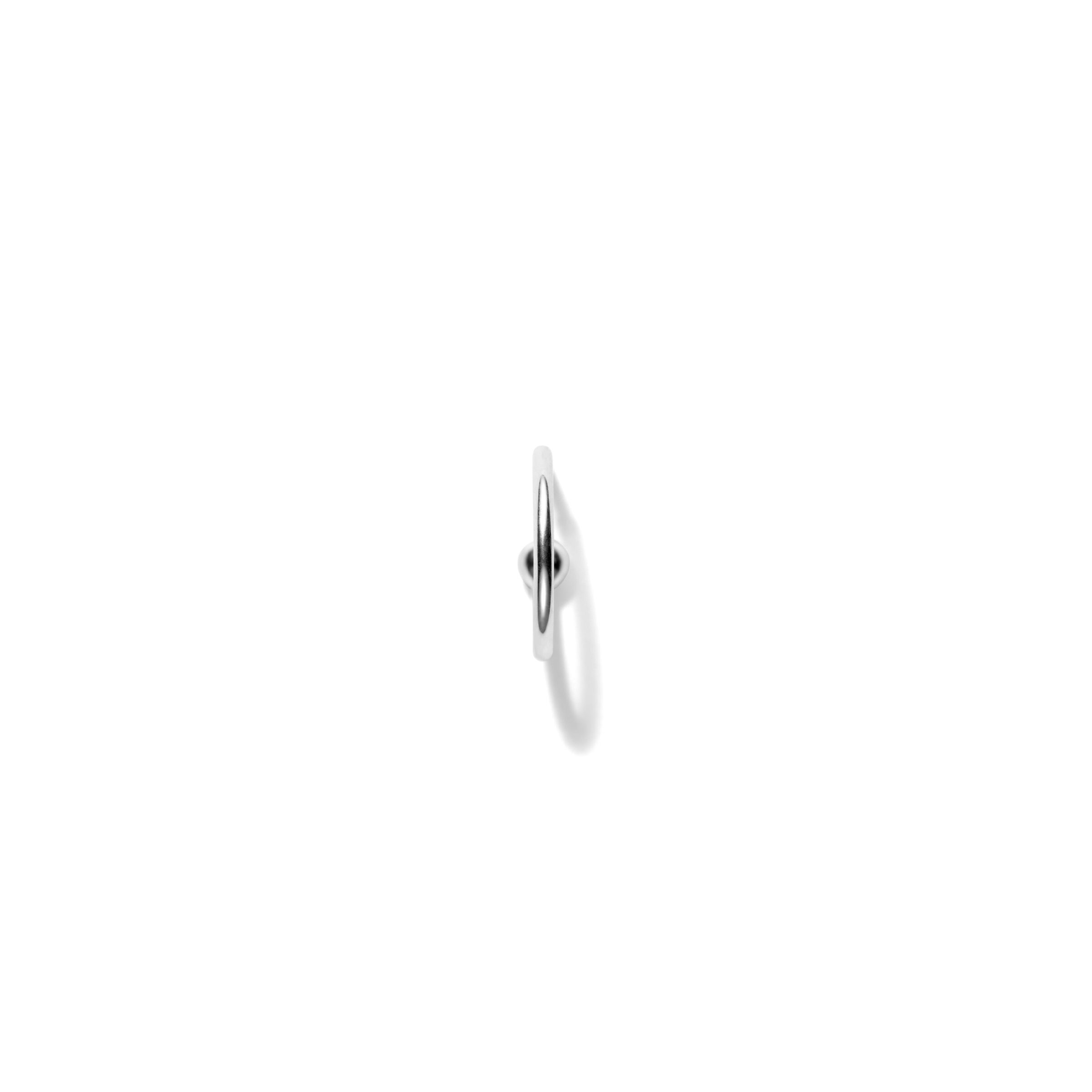 Earring<br> ENEWELLY ONE high polished sterling silver