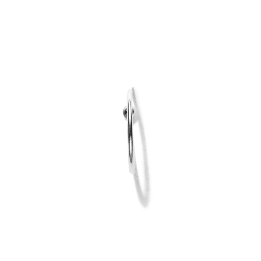 Earring<br> ENEWELLY TWO high polished sterling silver
