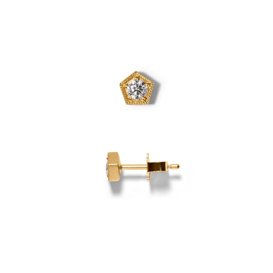 Earring<br> ELDRIDGE10 gold diamond