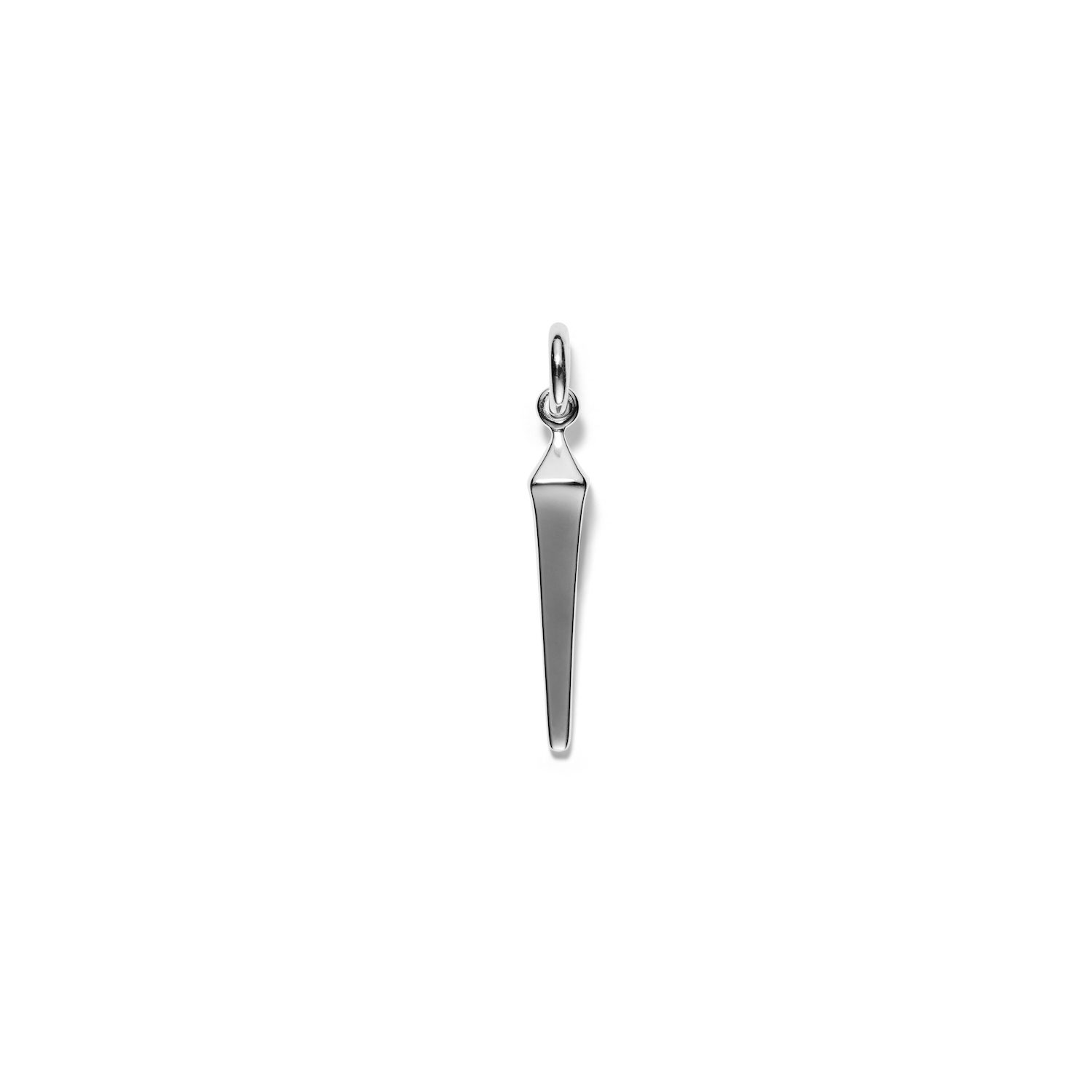 Miss Pevery one high polished sterling silver pendant