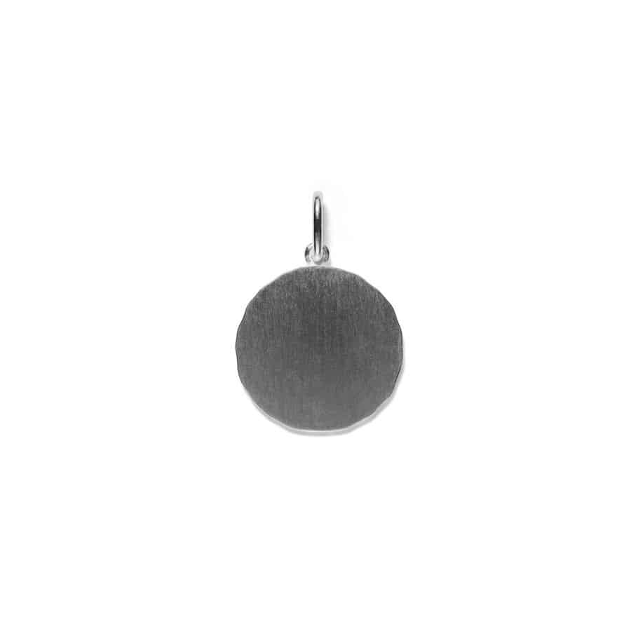 Pendant for necklace<br> PELIRA THREE high polished sterling silver (oval)