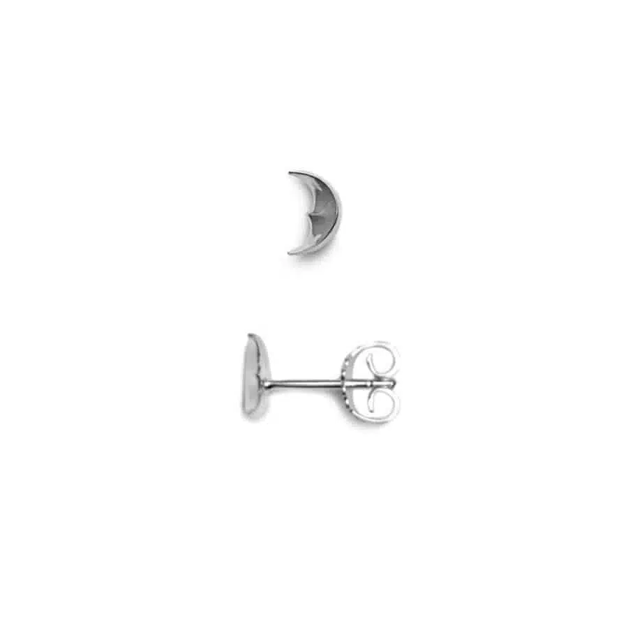 Earring<br> ENNO ONE high polished sterling silver