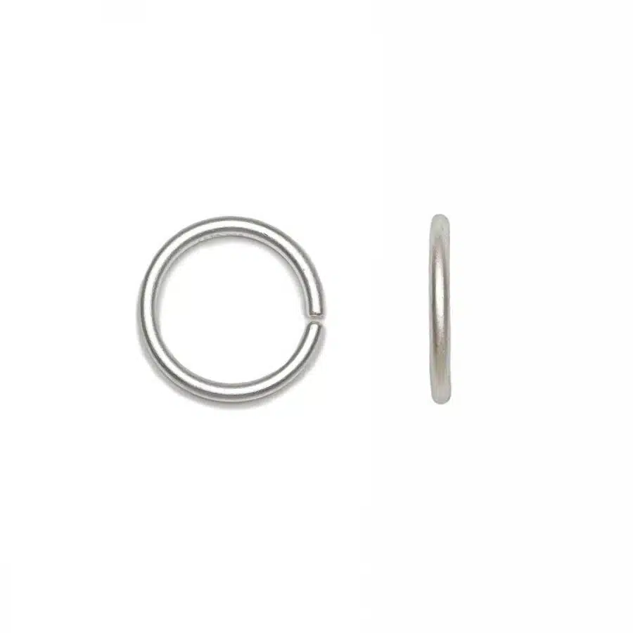 Earring<br> TESS silk matte sterling silver
