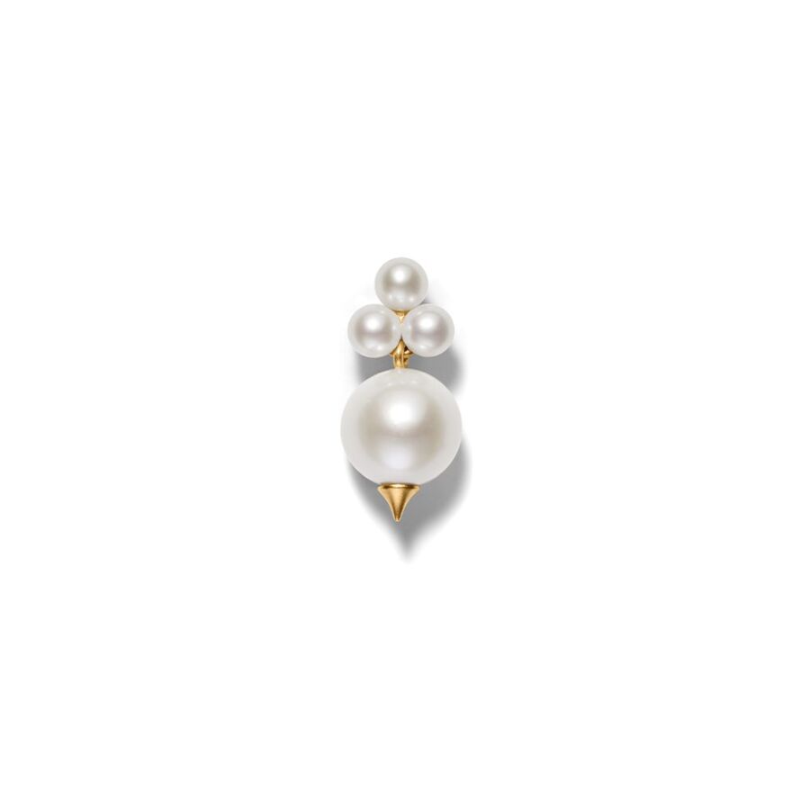Earring<br> EPOKE ONE gold white pearl