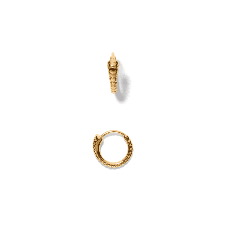 Earring<br> ELOVE ONE high polished gold