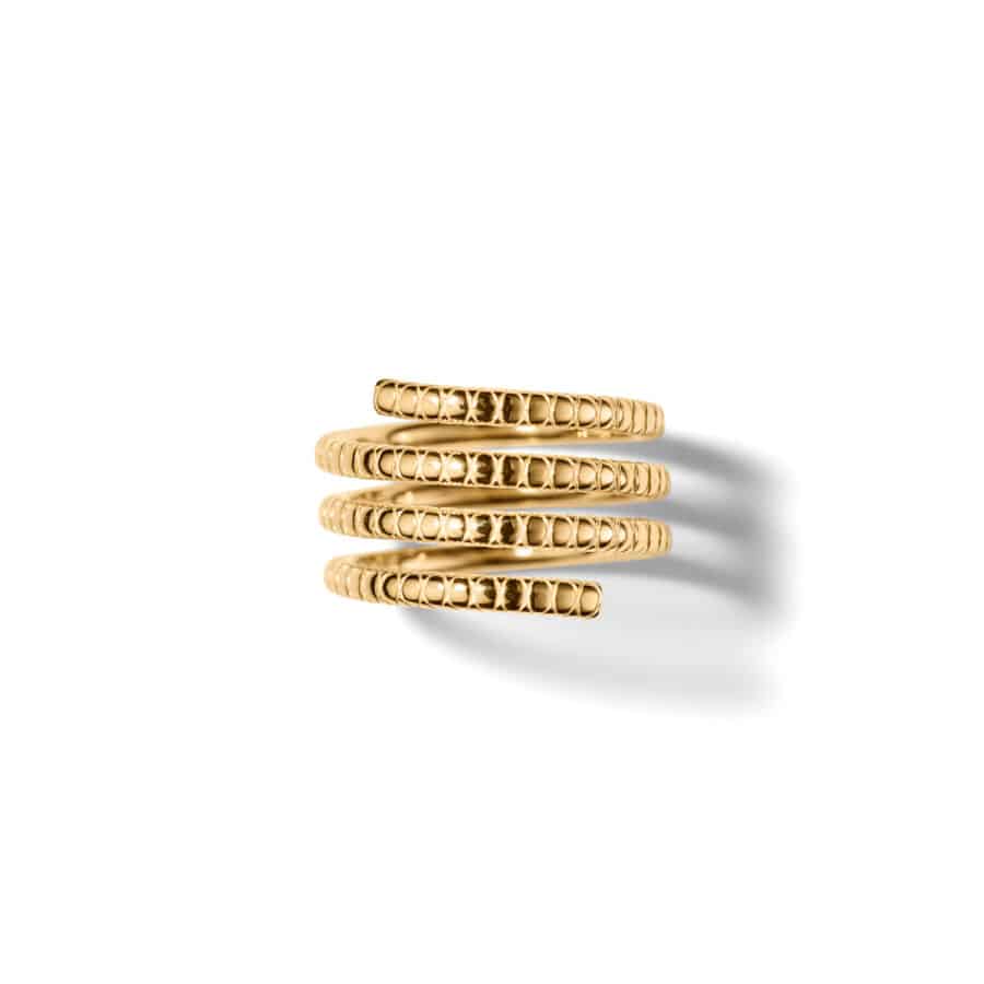 Ring<br> REILEEN TRIPLE high polished gold