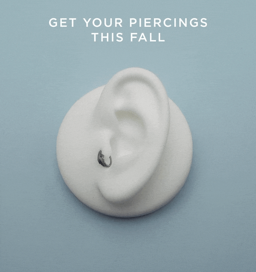 Get your piercings this fall